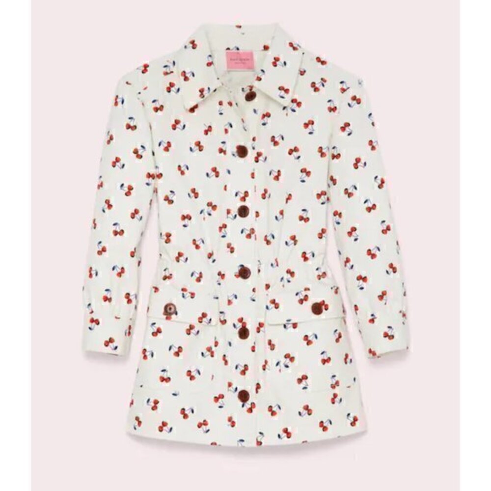 Kate Spade Cherry Toss Jacket Size XXS NWT